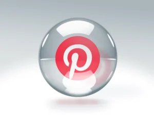 Logo platformy Pinterest