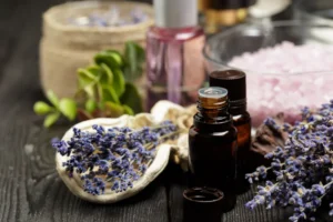 aromaterapia z użyciem olejków eterycznych
